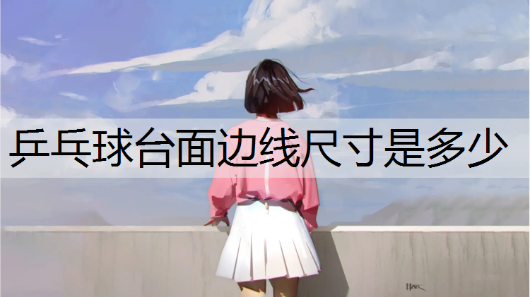 乒乓球台面边线尺寸是多少
