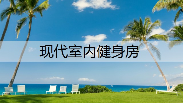 现代室内健身房