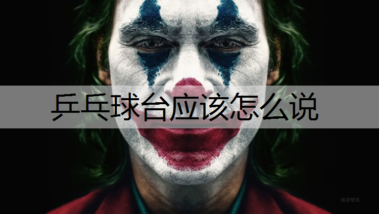 乒乓球台应该怎么说
